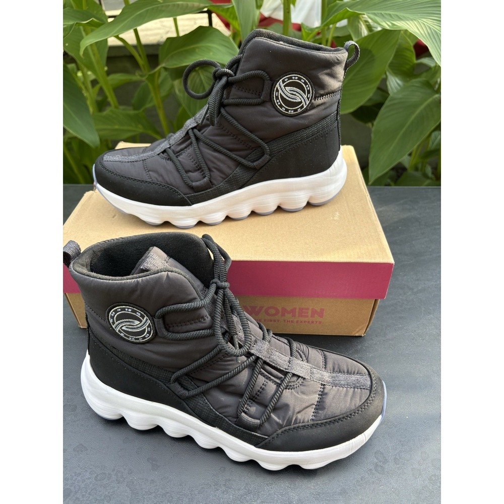 Ryka Women's Podflow Boot Shoes Black Casual Athletic  9 M NWB